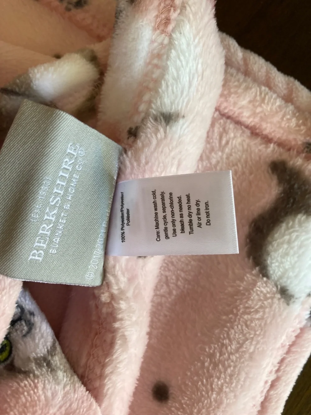 Berkshire Blanket Throw - CAT Lovers - NEW